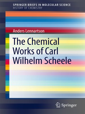 cover image of The Chemical Works of Carl Wilhelm Scheele